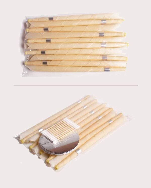 100 Pcs UnScented Ear Candles - Made With Natural Beeswax - Image 2