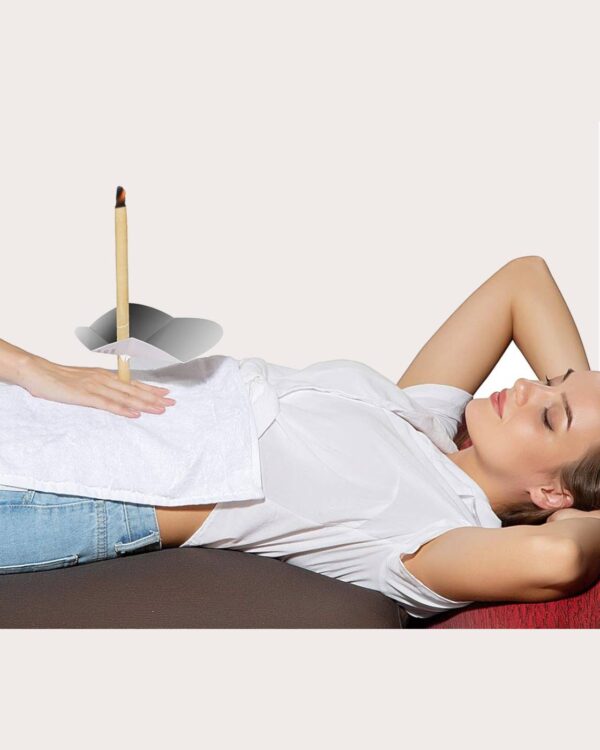 Set of 4 Ear Candling Towels with 20 Protective Discs (Ear Candles Not Included) - Image 4