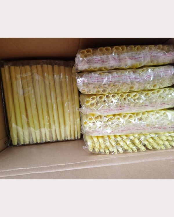 200 Pack Ear Candles Made With Beeswax – Natural & Relaxing - Without Filter - Image 3